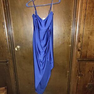 E.L.H. Studio women's royal blue prom type dress nwt